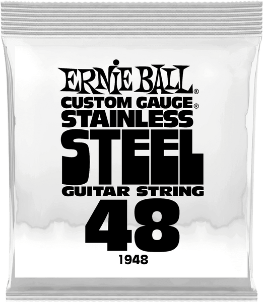 Ernie Ball .048 STAINLESS STEEL WOUND ELECTRIC GUITAR STRINGS