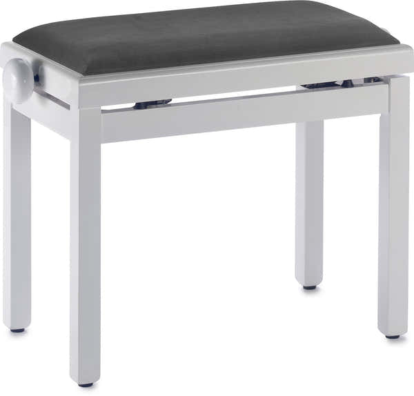 Stagg PB39 WHP VBK Keyboard Bench Gloss White
