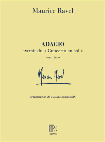 Ravel M. - Adagio - Piano