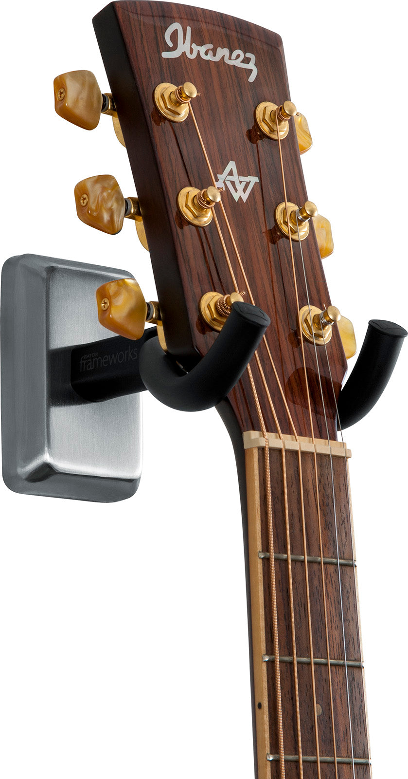 Chrome Wall Mount Guitar Hanger