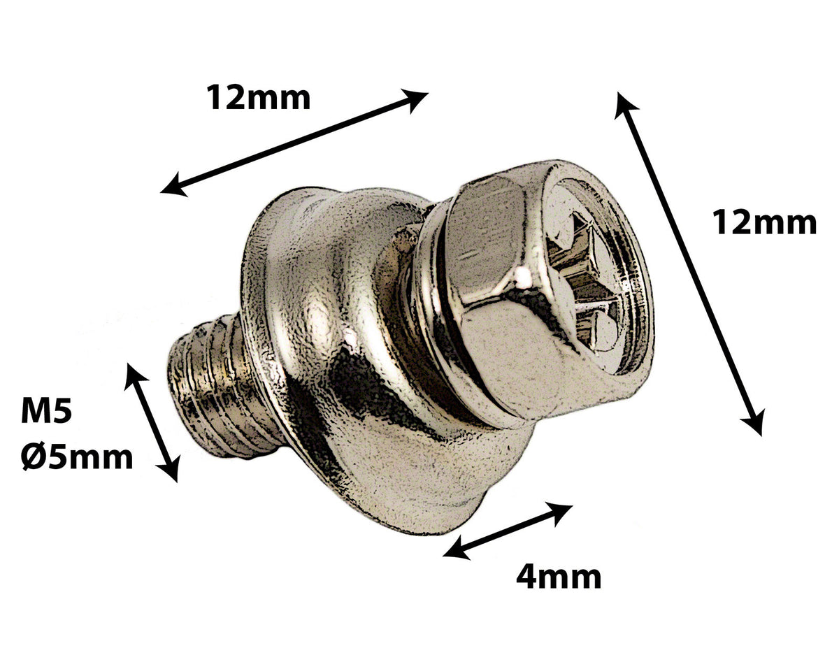 M5 12mm - Internal Screw for Metal Shell (X10)