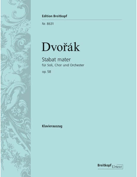 Edition Breitkopf Dvorák - Stat Mater Op. 58 Op. 58 - Soloists Choeur Mixte Et Orchestre