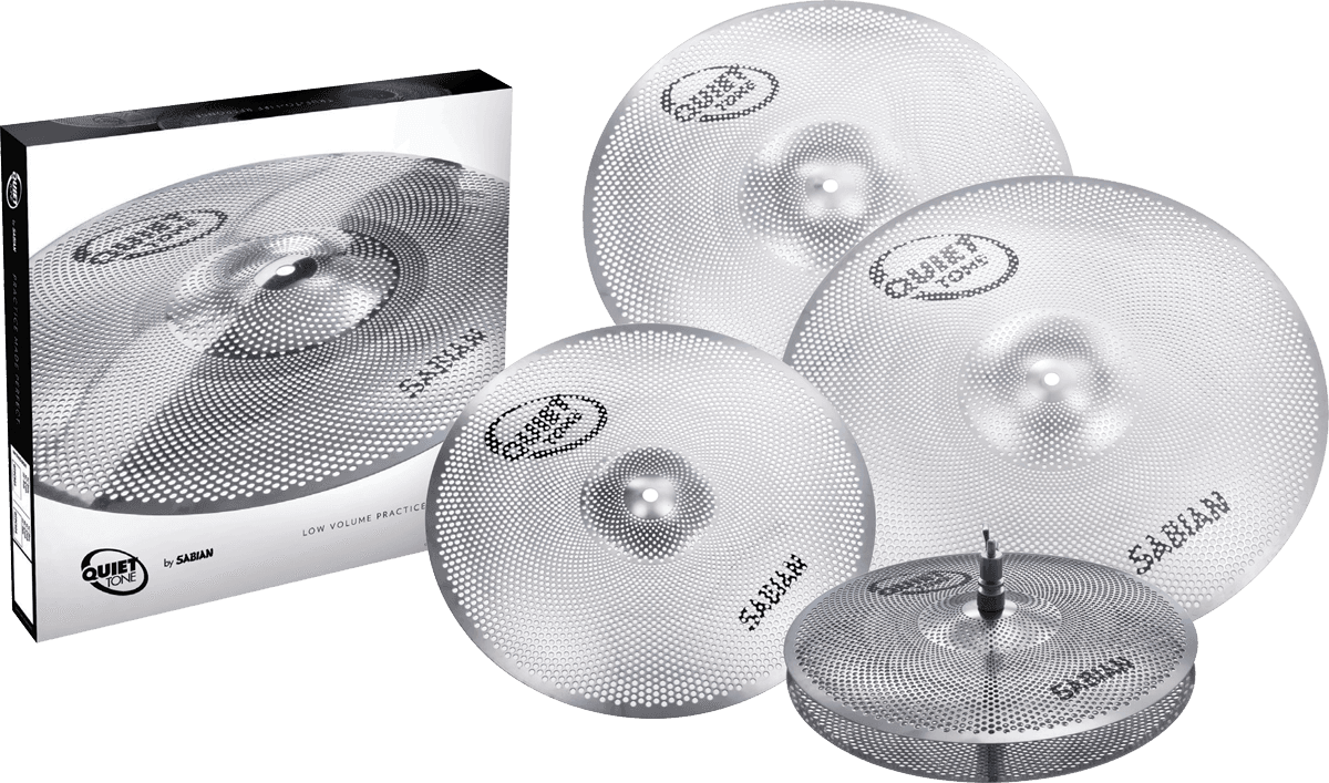 QTPC504 - QUIET TONE SILENT CYMBALS SET 14 - 16 - 18 - 20"