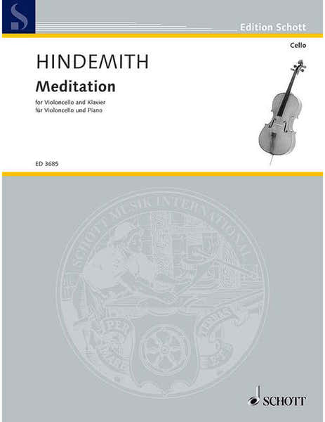 Hindemith - Meditation - Violoncelle et Piano