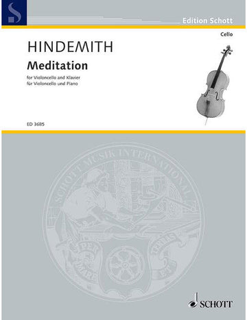 Hindemith - Meditation - Violoncelle et Piano