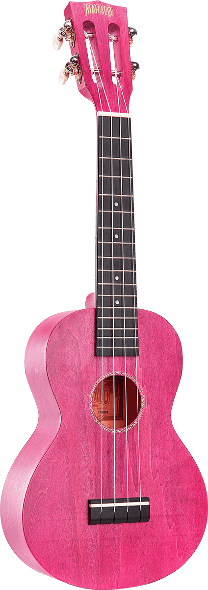 Ukulele Island Concert Cherry Red + Cover