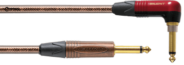 Guitar Cable Jack/jack Silent Angled Metal - 3M