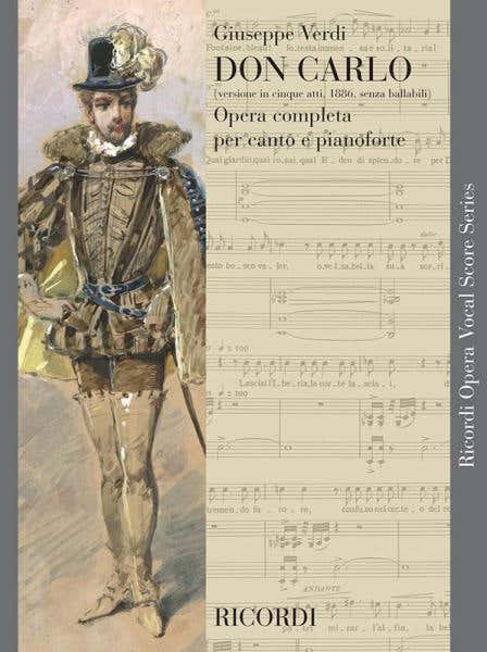 Ricordi VERDI G. - DON CARLO (5 ATTI) SENZA BALLABILI - CHANT ET PIANO