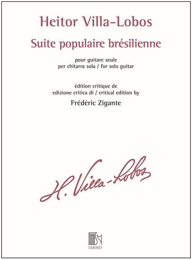 Heitor Villo Lobos - Suite Populaire Bresilienne - Guitare