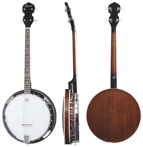 Select 4-String Banjos With Case