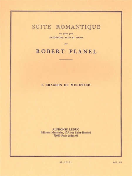 Suite Romantique No.6 Chanson du Muletier