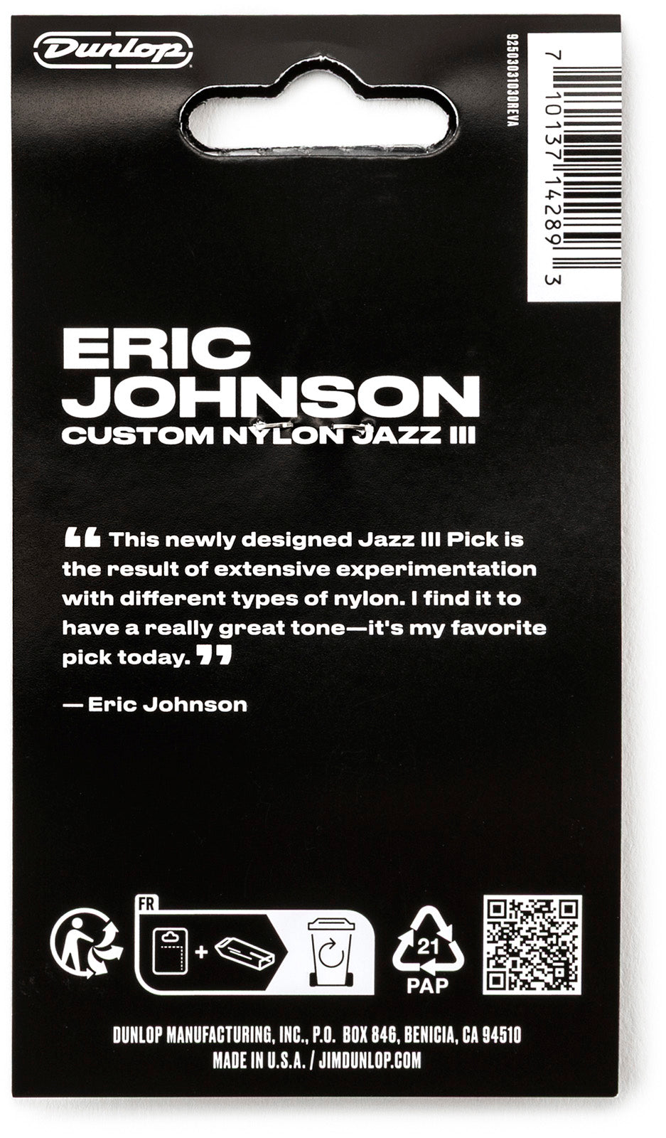 24 x 1,38mm Eric Johnson Custom Nylon Jazz III