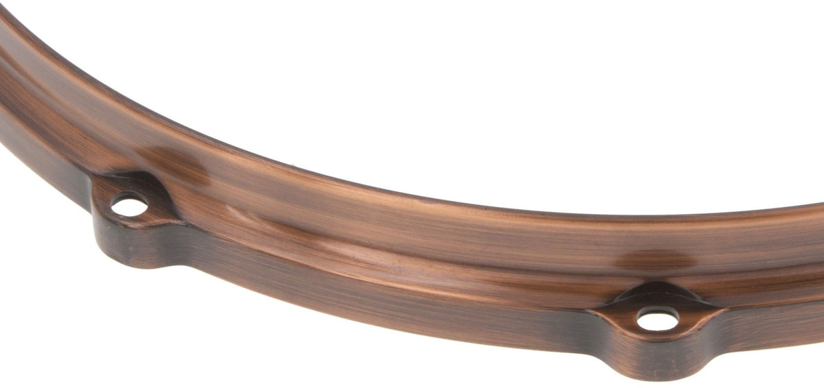 Hdc3-16-8Vbc 16" 8 Holes Black 3Mm Die Cast Drum Hoop Vintage Brushed Copper