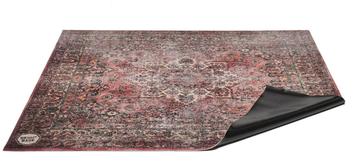 RWP185-ARD - Pro X-Heavy 7kg Road Worn Aged Red Persian - Drum Mat 1.85 x 1.60m