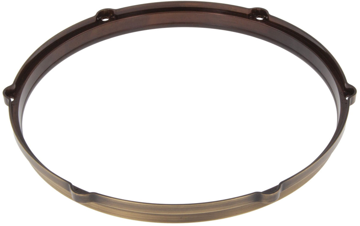 Hdc3-12-6Vbb 12" 6 Holes Black 3Mm Die Cast Drum Hoop Vintage Brushed Brass