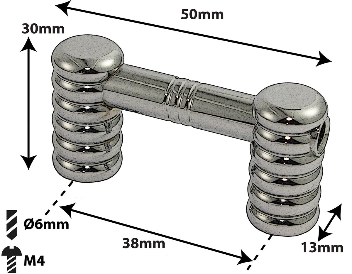 TL5S38B - BASS DRUM TUBE LUG - 38MM - SINGLE ENDED (X1)