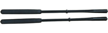 Black flared 3-strand tamborim drumstick, 36cm - hard