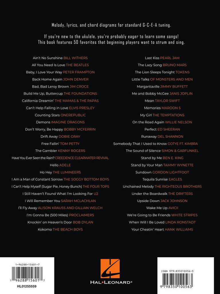 Next First 50 Songs You Should Play - Ukulele