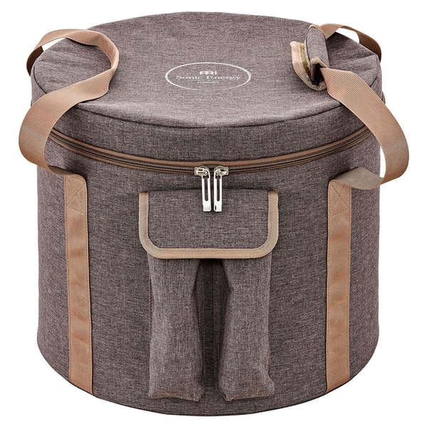 Sonic Energy 12" Crystal Singing Bowl Bag for 11" & 12" bowl - Brown