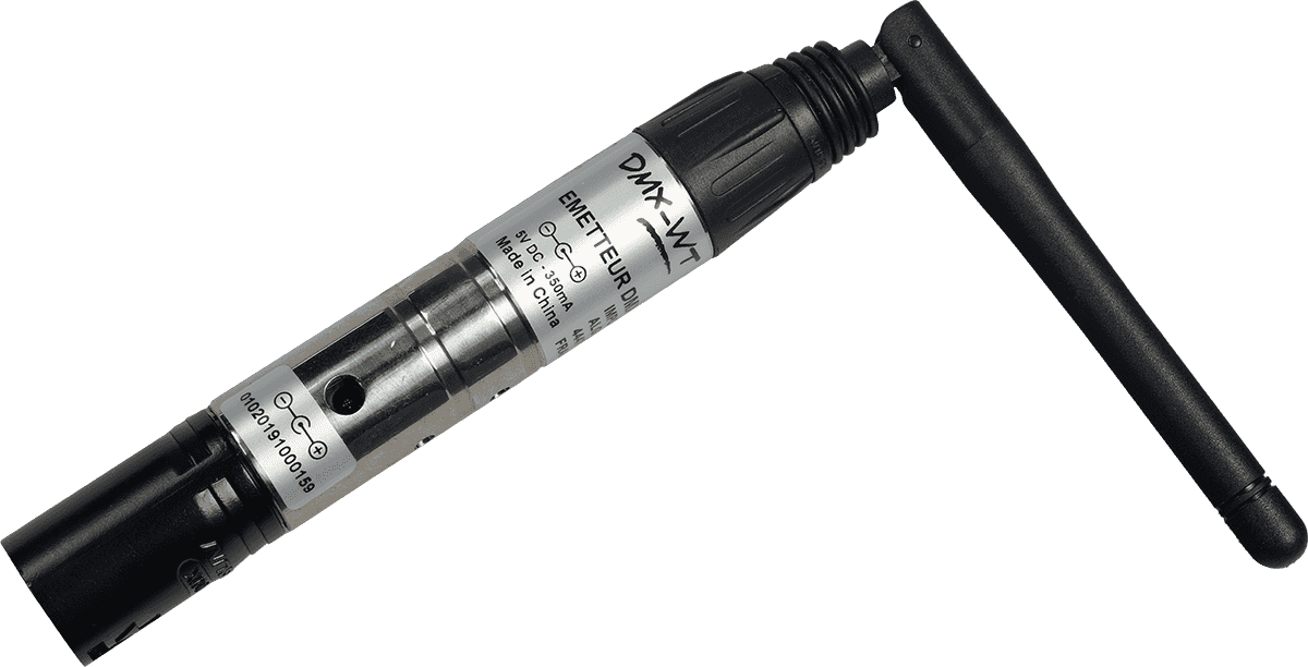 DMX-WT Wireless DMX transmitter male 3-pin