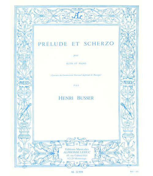 Leduc Busser Henri - Prelude et Scherzo