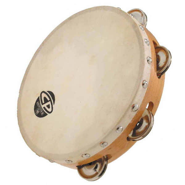 Latin Percussion CP378 TAMBOURINES CP WOOD 8" SINGLE ROW