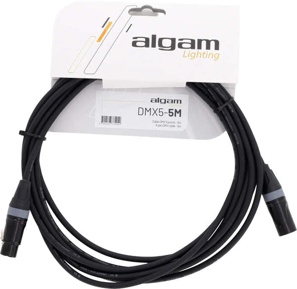 Algam Lighting 5-pin DMX cable - 5M