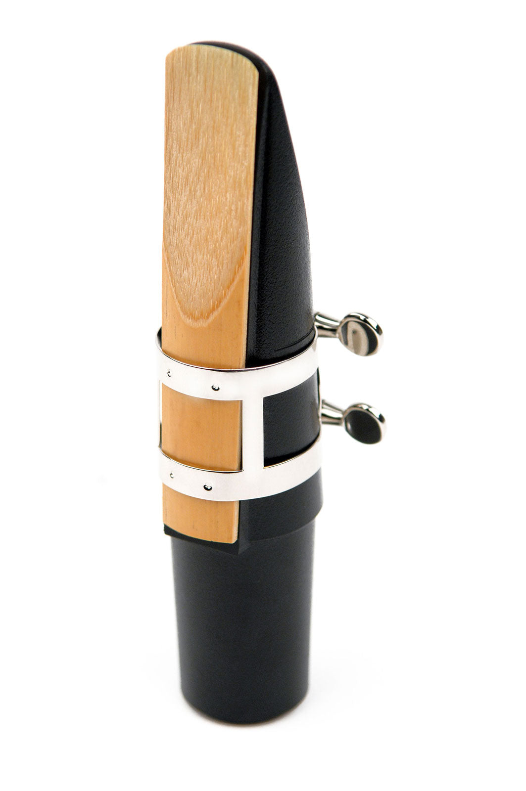 RBS1N - RICO BARITONE SAXOPHONE LIGATURE AND CAP (GRAFTONITE MOUTHPIECE) NICKEL PLATED
