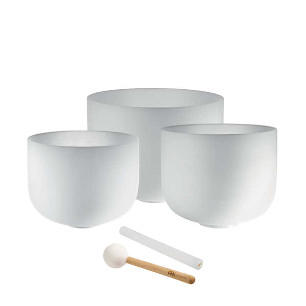 Set Singing Bowl Sonic Energy Crystal 432HZ
