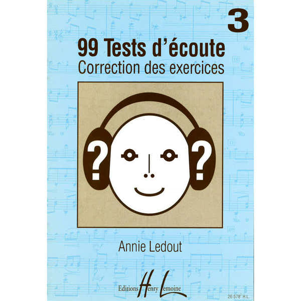Lemoine Ledout A. - Corrigés 99 Tests D'écoute Vol.3