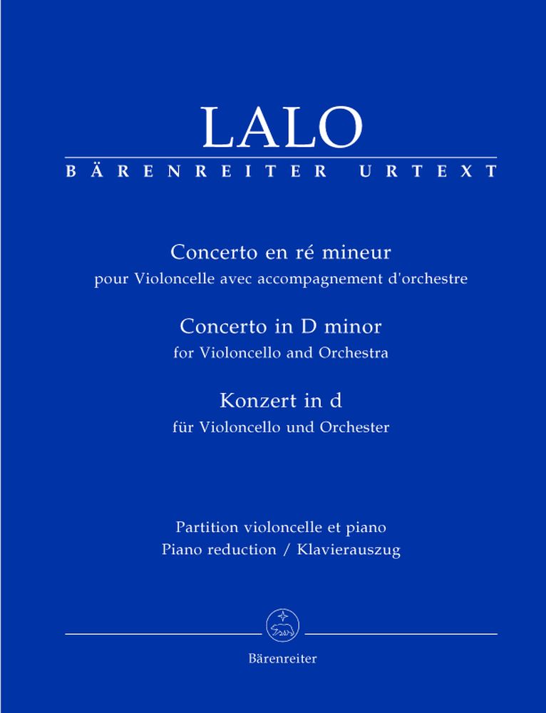 Lalo Edouard - Concerto En Re Mineur - Violoncelle Piano