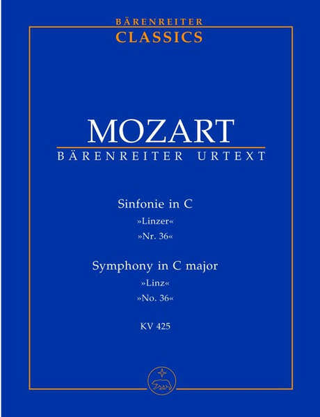 Barenreiter Mozart W.a. - Sinfonie In C 'NR.36' KV 425 - Conducteur Poche