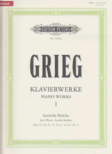 Grieg - Klavierwerke Band 1 - Lyrische Stücke 1-1