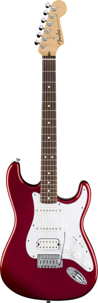 Standard Stratocaster HSS LRL White Pickguard Candy Cola