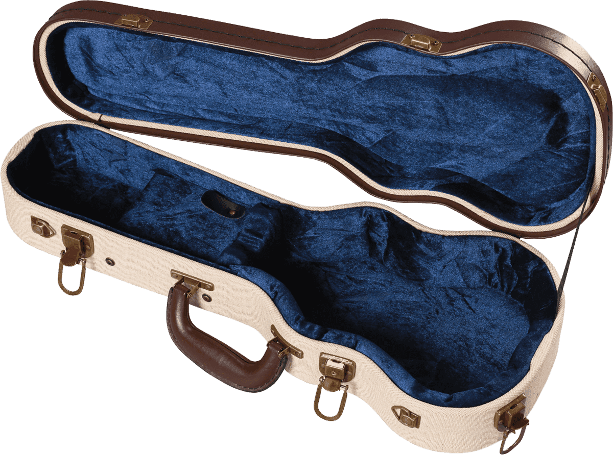 Soprano Ukulele Beige Wooden Case Deluxe - GW