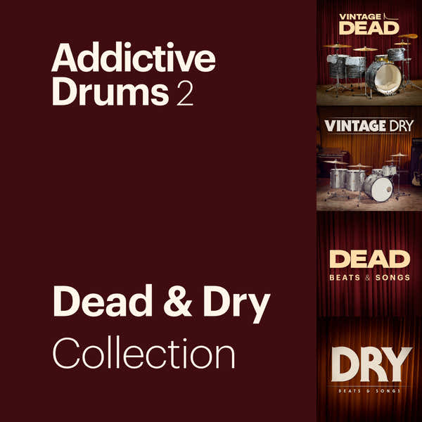 XLN Audio Addictive Drums 2 Dead & Dry Collection