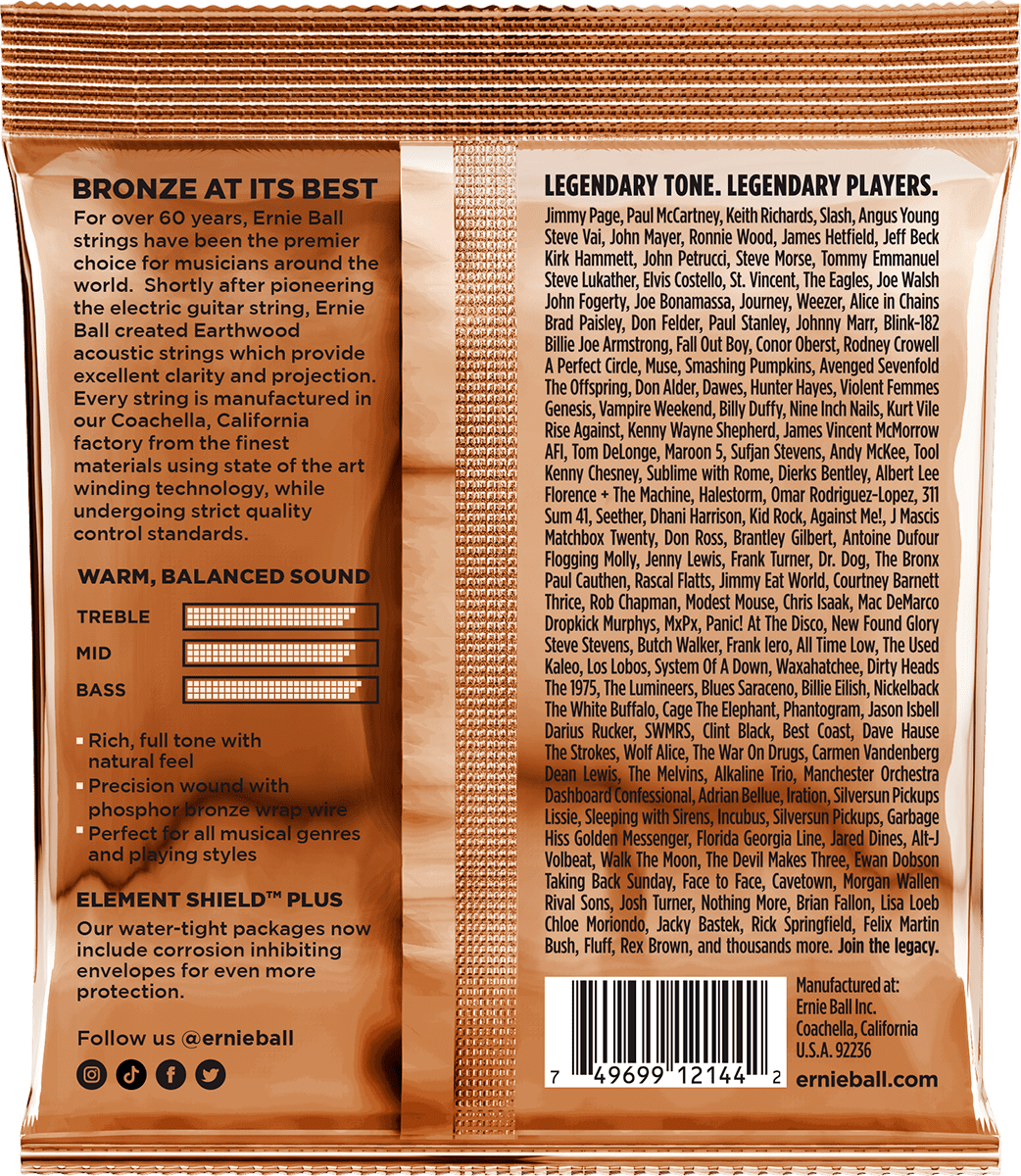 EARTHWOOD PHOSPHOR BRONZE CUSTOM MEDIUM 12,5-56