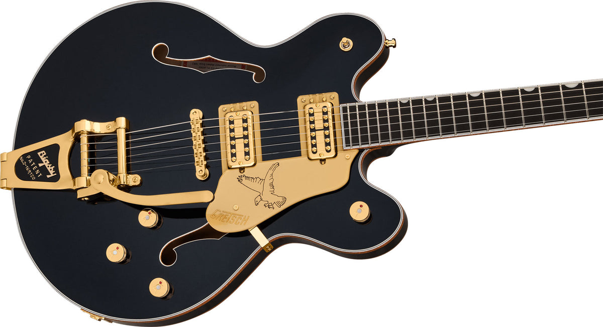 Falcon Center Block LTD with String-Thru Bigsby and Gold Hardware EBO Midnight Sapphire