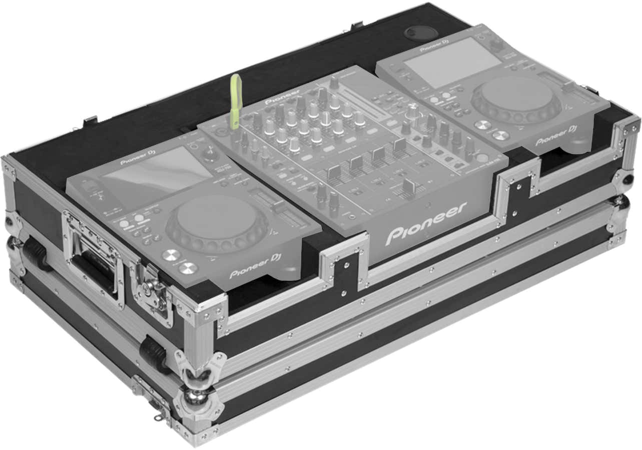 Flight Console 10/12'' XDJ700 and DJM750 W Silver