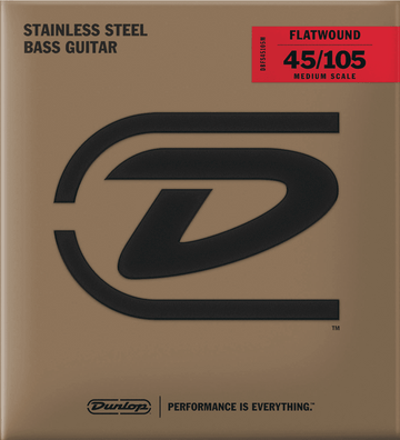 DBFS45105M Stainless Steel Flatwound Medium Scale 45-105