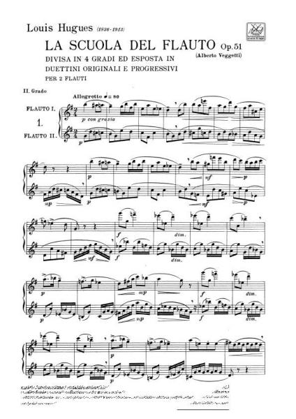 Hugues L. - Scuola Del Flauto Divisa In 4 Gradi Vol.2 - Flute