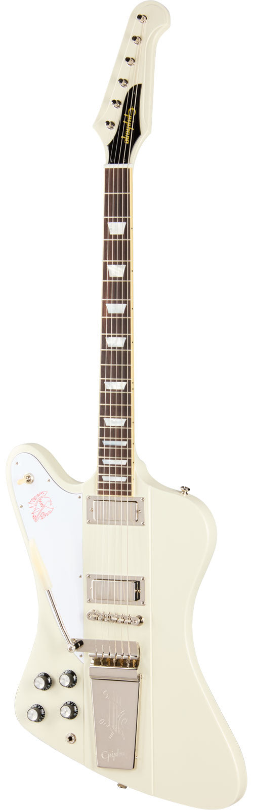 Epiphone Firebird V 1963 Reissue LH Maestro Vibrola Polaris White IBGCS