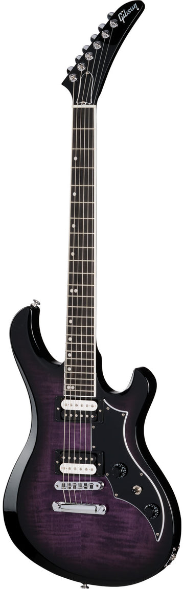 Victory Figured Top Dark Purple Burst Modern