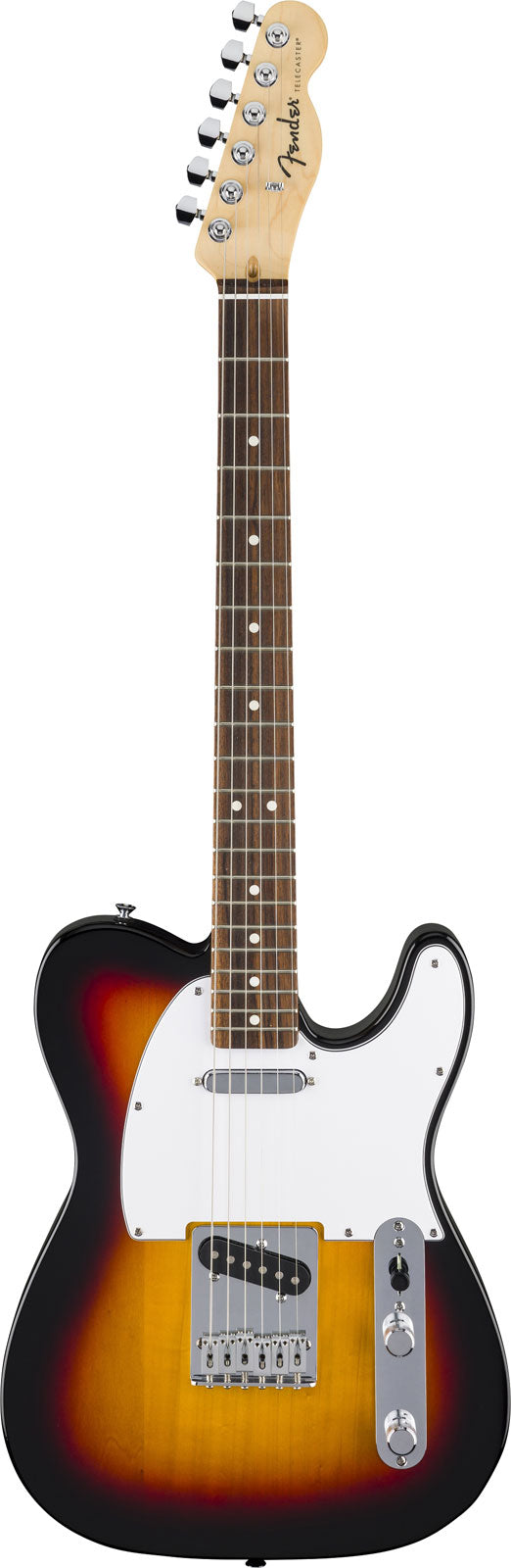 Standard Telecaster LRL White Pickguard 3-Color Sunburst