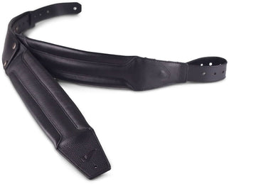 DuoStrap Damian Erskine Signature Double shoulder strap premium leather - Black