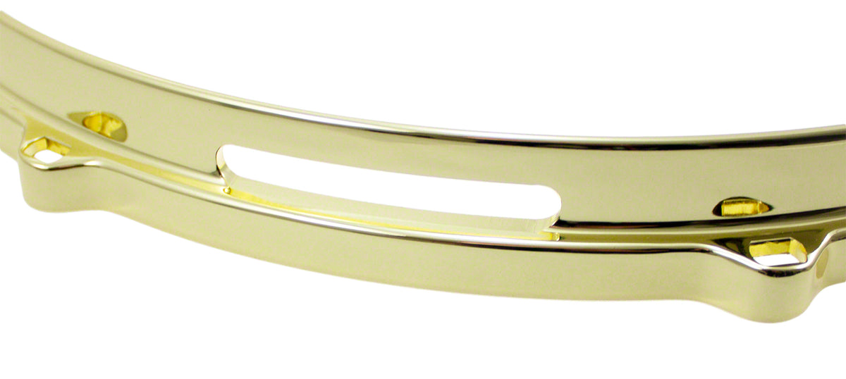 HDC3-14-10SBR - 14" 10 HOLES SNARE SIDE BRASS 3MM DIE CAST DRUM HOOP
