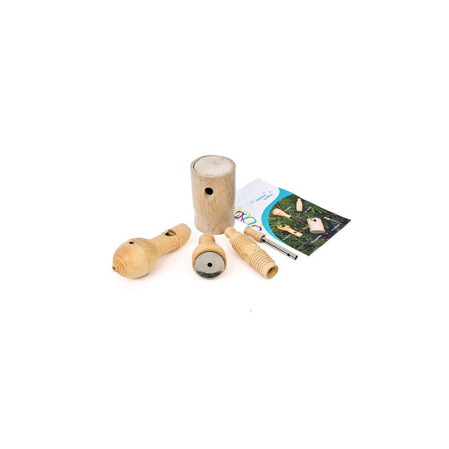 Set of 5 Blown Bird Calls