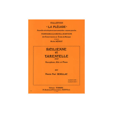 Demillacfp - Sicilienne et Tarentelle - Saxophone et Piano