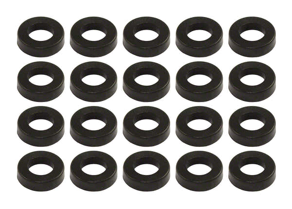 CB-B - NYLON WASHER FOR TENSION RODS - BLACK (X20)