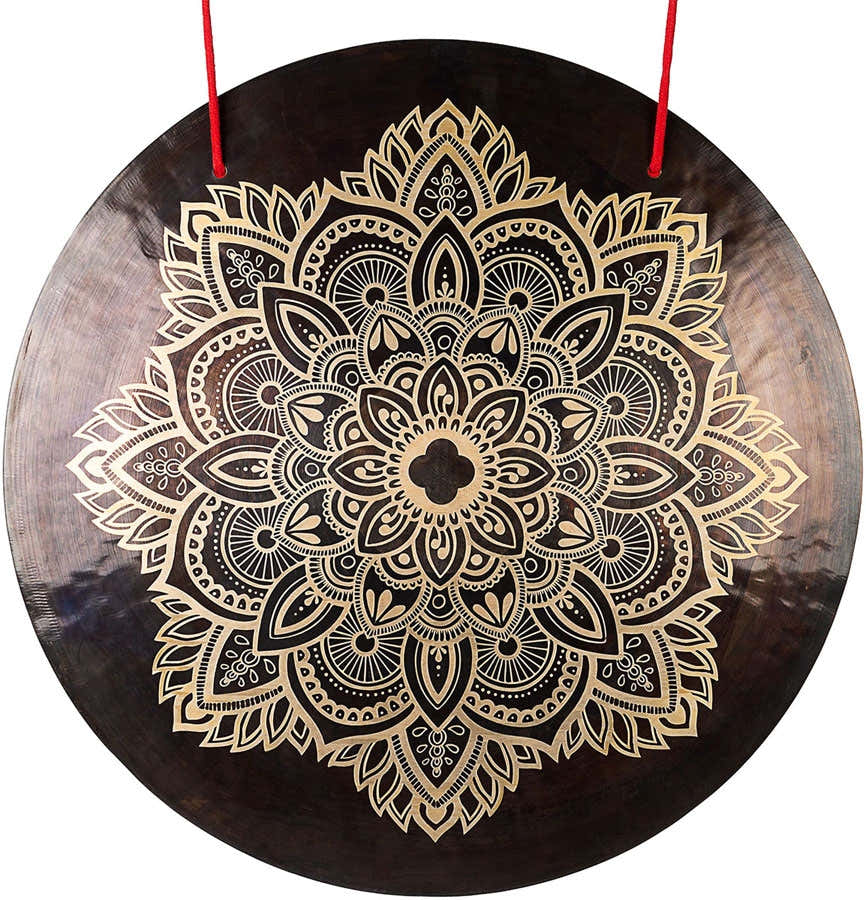 Wind Gong 20" Flower Mandala